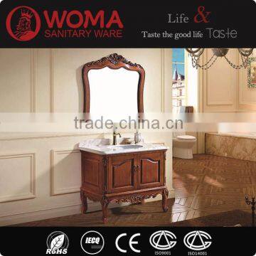 Brown Antique Vanity Wash basin Thailand Solid wood Bathroom Furniture No.6006