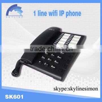 1 line wifi ip phone model sk601 manufacturer in china