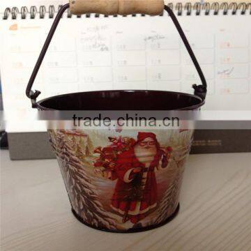 2014 hot sell perfact metal tinplate bucket with handle