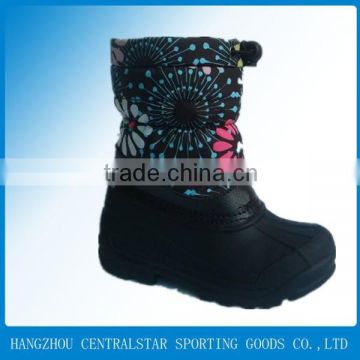 Fashional kids snow boots 2014 winter outdoor shoes