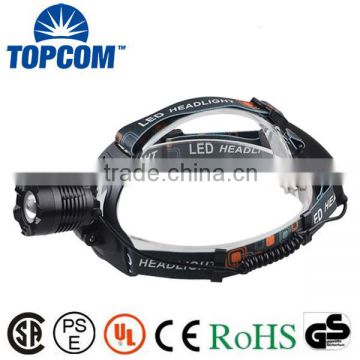 18650 Battery Adjust Focus XML T6 High Power Zoom Headlamp