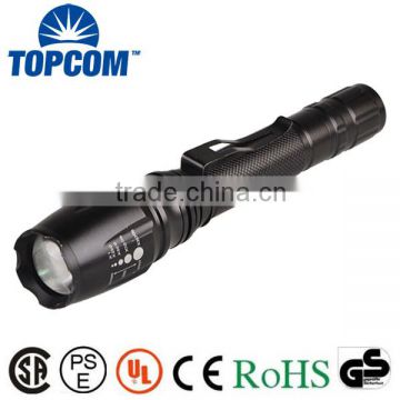 Ultra Bright 1600LM Lumen Adjustable LED Aluminum alloy Flashlight Torch Charger 2 x 18650 Battery flashlight