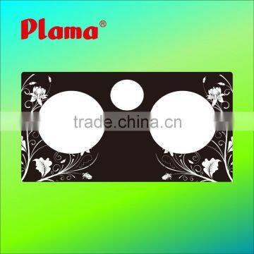 Tempered Glass Table Top Gas Stove With 3 Burners