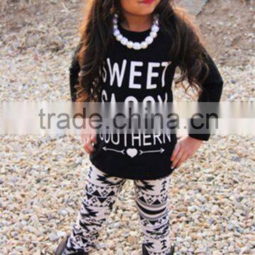 High Quality OEM Service Fall Long Sleeve Casual Dress Top and Pant Ruffle Sports Boutique Outfits photo-4