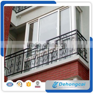 Metal Steel Outdoor Balcony Guardrail Hardrail Railing/Wrought Iron Balustrade Designs