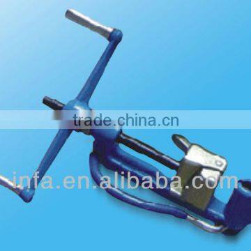 Strap tensioning tools