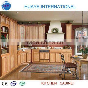 PARTICLE BOARD KITCHEN CABINET EUROPEAN DESIGN WOOD GRAIN COLOR