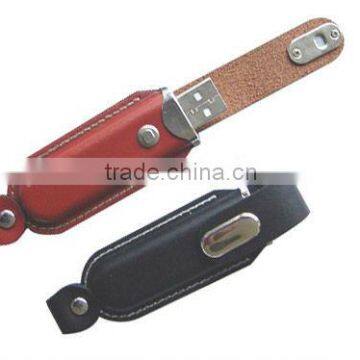 hot leather usb flash memory 1/2/4/8/16/32gb