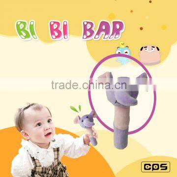 Hot selling Baby plush animals toy with bibi sound