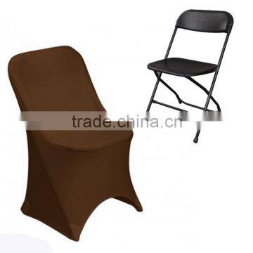 Black Lycra Spandex Chair Cover With Arch In The Bottom