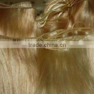 Best quality beautiful virgin remy human hair hand tied weft