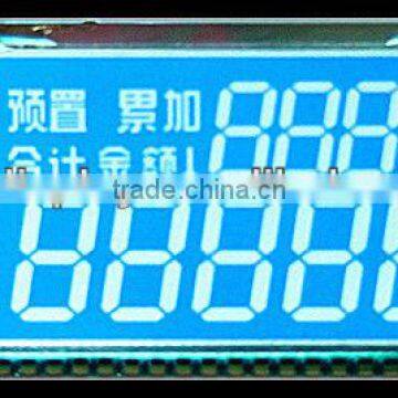 negative with white backlight counting machine lcd display