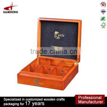 Factory Price Packing Custom Storage Empty Tea Wooden Box