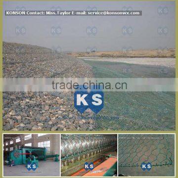 3.0-5.0mm Pvc Coated Gabion Mattress For Landslide Protection