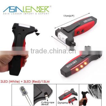 BT-4861 Torch Hammer Knife Multifunction LED Torch Flashlight