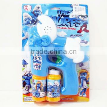 B/O soap maker bubble water gun cartoon shape