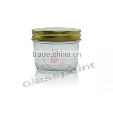 4oz tapered glass jar for cookies