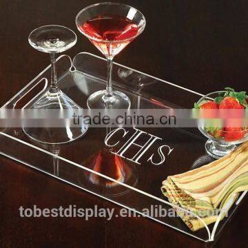 factory direct price wholesale lucite tray