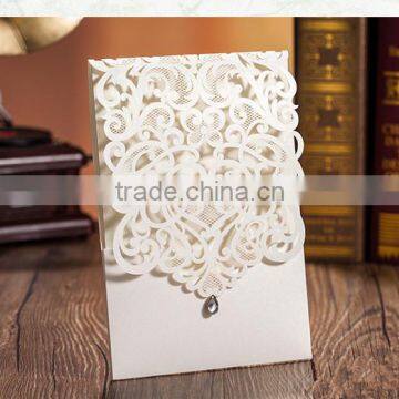 New style english wedding invitation card