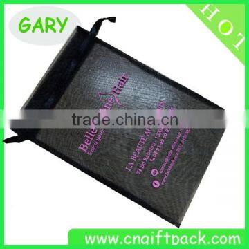 Black Organza Bag for Virgin Human Hair Extension Packaging