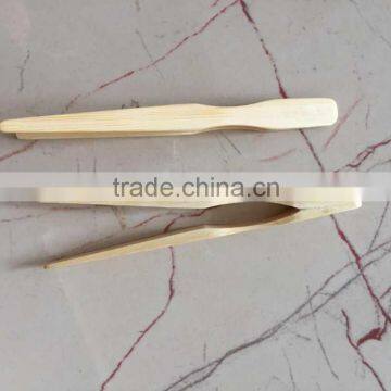 mini wood food tong