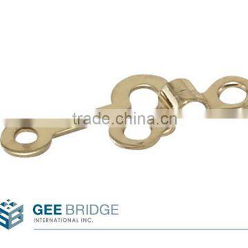 Solid Brass Hook and Staple