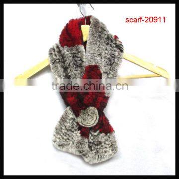 Fashion rabbit fur scarf,fur scarf