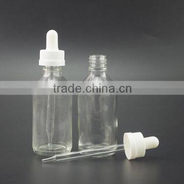 60ml Round Clear Glass Bottle for Essential Oil E-liquids photo-2