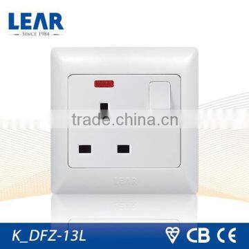 15 years warranty LEAR Knight series electric waterproof switch and socket