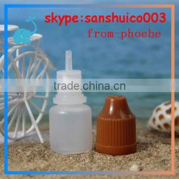 10ml pe Dropper Bottle for e Liquid pe Nail Polish Bottle Red Child Proof and Tamper Proof Cap