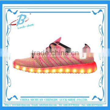 2016 Most Fashion Waterproof LED Light Running Shoes