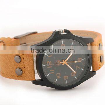 Branded SOKI Brown Military Army Date Watch Mens Leather Band Wristwatch Fashion China Supplier photo-5