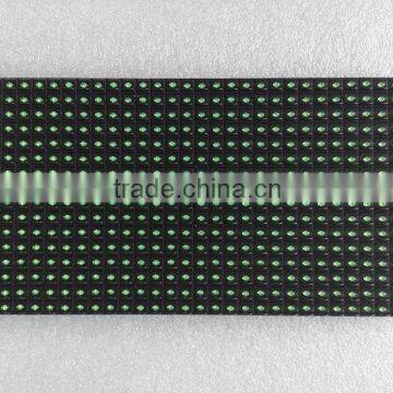 P10 single green outdoor text led display board with PCI card