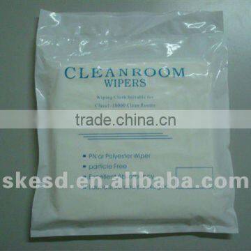 100% polyester double knit clean room wiper