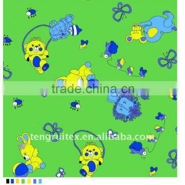 PRINTED FABRIC FOR BABY WITH CARTOON PATTERN