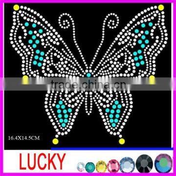 hot fix rhinestone motif butterfly pattern