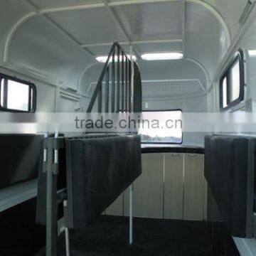 2 Horse Straight Load Deluxe Horse Floats With Kitchenette Bunk Beds Inside photo-5