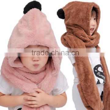 High quality Children hat and scarf Set/ children warming item neck warmer and hat