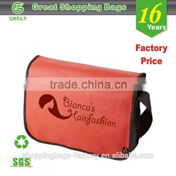 Factory direct sale fashion custom non woven single shoulder bag