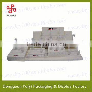 Floor standing customized wooden watch display stand