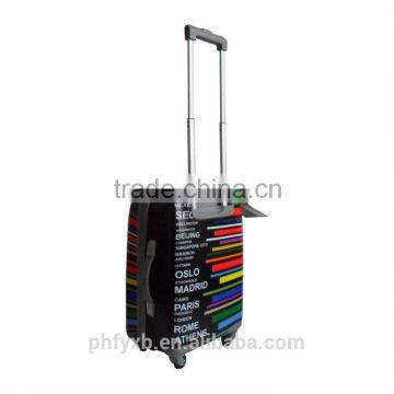 ABS Rainbow Coloful Print Luggage /4 Wheel Suitcase/ ABS Hardshell Trolley Luggage photo-5