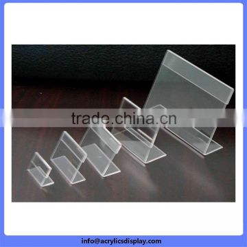 China supplier manufacture Nice looking cheap acrylic sign holders wall