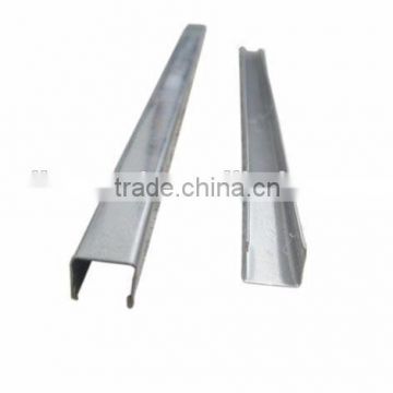 din 1.4307 duplex and single stainless steel strut channel /Slotted steel channel /galvanized steel channel