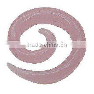 40x10mm exotic rose quartz carving gemstone craft