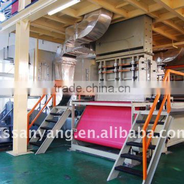 Double spining beam nonwoven fabric production line