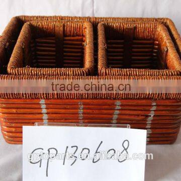 wicker basket willow basket for bread