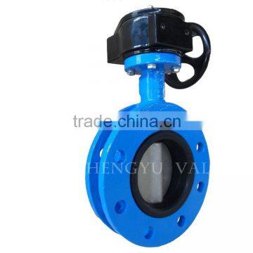 U Type Cast Iron Through Stem Without Pin Water Media HOT SALLING Butterfly Valve photo-2