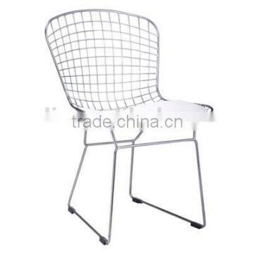 wIre side chair upholstered chair/metal chair/modern furniture