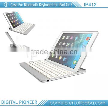 Aluminum blue tooth keyboard with stand function for Ipad air 5