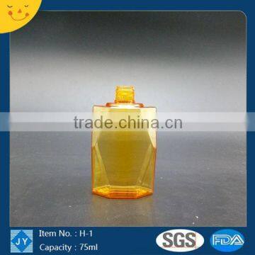 75ml new PETG plastic small liquid bottles ultra light for lotion, sunflower /argan oil, attar, cream, glue